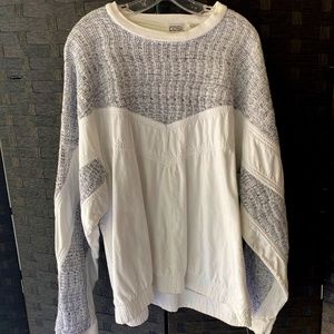 Cosi 80’s white/sweater knit pullover